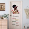Yovkky Black Girl Inspirational Quote Wall Decals Stickers, African American