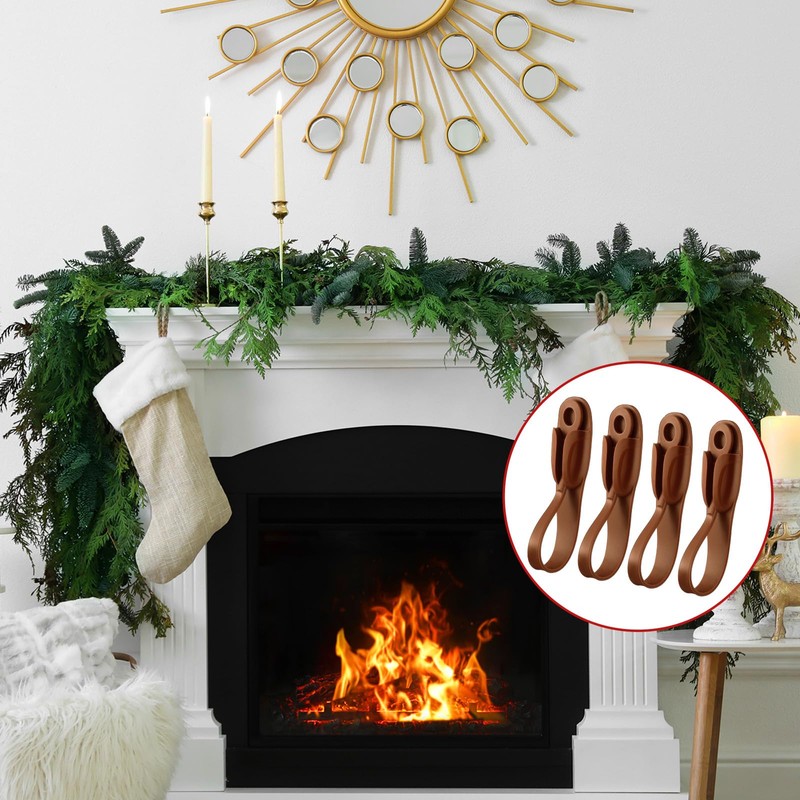 24 Pcs Christmas Garland Hanger Mantle Garland Hooks, No Damage,