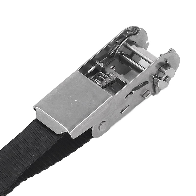 Black Ratchet Straps, 2PCS Sturdy Construction Ratchet Straps High Toughness