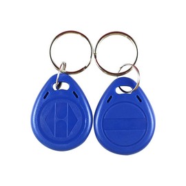 125kHz T5577 RFID Key Fob Proximity ID Token Label Rewritable(10PCS) (Blue)