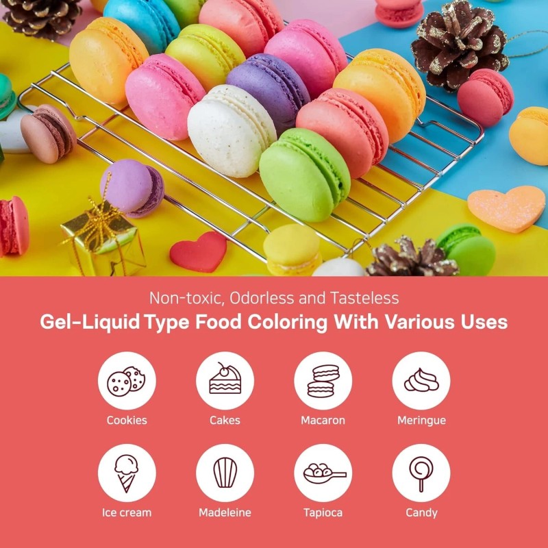 Eltin Food Coloring SET V1 Gel Food Coloring Liquid For