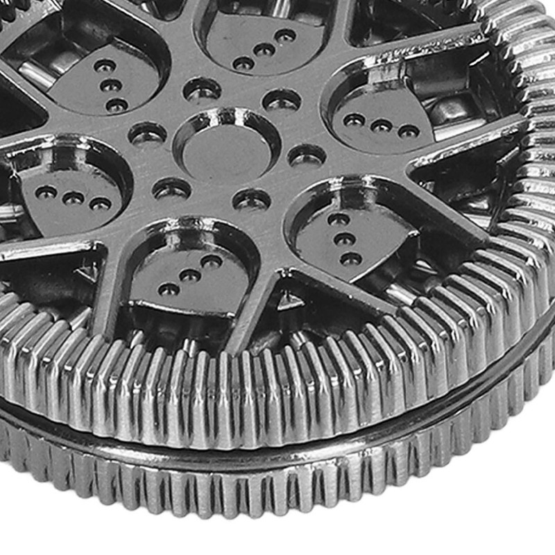 Hollow Hub Pattern ADHD Haptic Coin Portable Magnetic Anxiety Stress