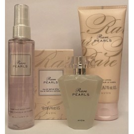 Avon Rare Pearls eau de parfum spray with body lotion + hair & body mist