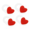 TEHAUX 4PCS Heart Pattern Webcam Cover for Laptop Tablet Peeping