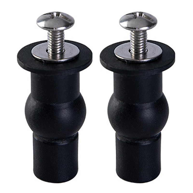 YTgilo 1 Pair Toilet Seat Metal Hinges 2pcs 5cm/1.96inch Quick