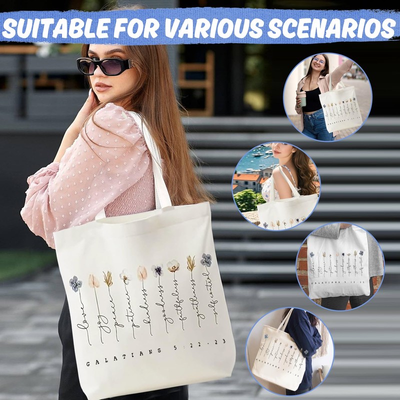 Bible Bag Christian Tote Bag, Christian Gifts for Women Bible