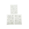 Kaemingk Snowflake Reusable Christmas Window/Craft Stickers - 42 various sizes-