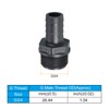 PATIKIL UPVC Barb Fitting Connector Air Gas Hose Brass Barb