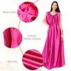 Suhine 1 Pcs Rose Yoni Steam Gown Robe Sauna Cloak