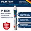 PeakTech 1031 - Contactless AC Voltage Tester with LED Signal