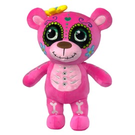 FLUFFAROO Sugar Skull Teddy Bear (Dreamland Pink)