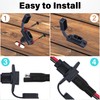 2 PCS SAE Quick Connector Harness, 1FT 12AWG SAE Adapter