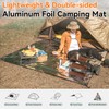 HIKEMAN Reflective Aluminium Camping Mat - Ultralight Aluminium Foil Insulation,