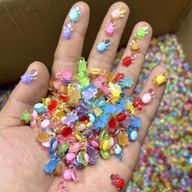 100 Pcs Colorful Resin Turtle for Crafts Dollhouse Miniatures,Mini Resin Turtle Toy, Mini Animals, for DIY Craft Garden Landscape Dollhouse Potted Plants Decor, Decorations