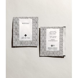 Art of Tea | Organic Matcha+ | Matcha Green Tea | 50 Count Eco Friendly Pyramid Tea Bags Sachets