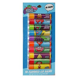 Taste Beauty (1) Lip Balm Party Pack - Jolly Rancher - 10pc Jolly Rancher Fruit Candy Flavored Lip Balm Sticks - 0.12 oz Each Stick
