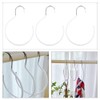 3 PCS Belt Rings Tie Holder Circle Shape Clothes Hanger