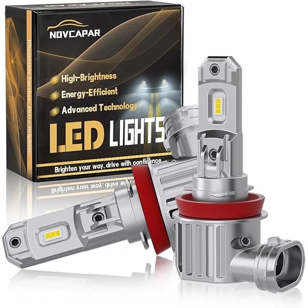 H11 Led Bulbs, 30000LM 1000% Brightness, Cool White 6500K, 1:1