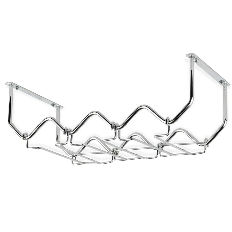 Wallniture Piccola Under Cabinet Wine Rack & Glasses Holder Kitchen