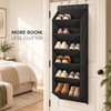 Over the Door Shoe Organizer with Large Deep Pockets, Foldable