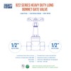 Midline Valve I44U234 Long Bonnet Gate Valve with Wheel Handle,