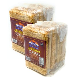 Rani Sesame Chikki (Brittle Candy) 100g (3.5oz) x Pack of 20 ~ All Natural | Vegan | No colors | Gluten Friendly | Indian Origin