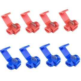 Ruidee 50PCS Wire Terminal Connectors Electrical Solderless Quick Splice Wire Connectors Quick Connector Branch Connector (UNJ2/HL)