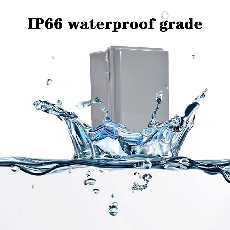 ADYAWEN Junction Box, Waterproof Plastic Enclosure for Electrical Project, Hinged