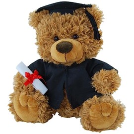 Elka Australia Bear Tilly Graduation Plush Toy, 24 cm
