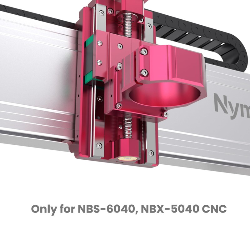 NymoLabs 80mm Diameter Aluminum CNC Spindle Holder Spindle Mount Only
