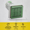 LED Voltage Display Panel Mount Volt Amp Meter, AD101-22VAMS 22mm