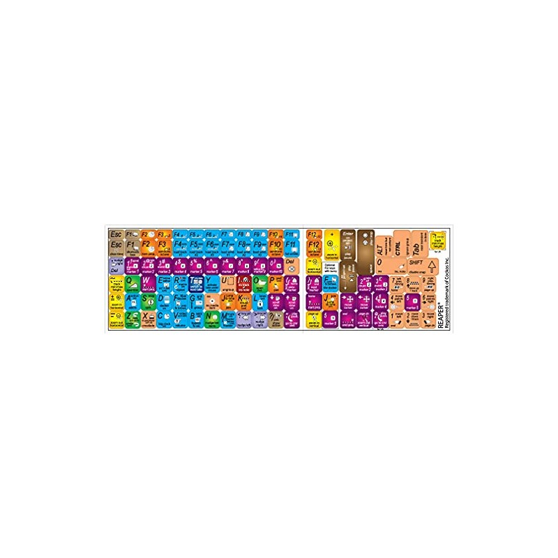NEW REAPER KEYBOARD STICKERS