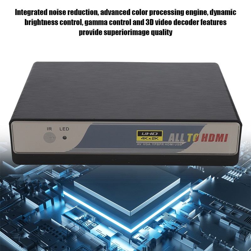 HDMI 4K Scaler Converter Box Support PA / NTSC /