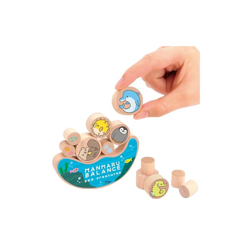 アーテック(Artec) おもちゃ 木製玩具 まんまるバランス うみのいきもの 21612
