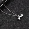 BOne shaped Urn Necklace Memorial Pet Ash Pendant Jewelry