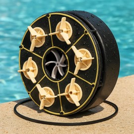VORGENS 6 Port Module Fit for Paramount PCC2000 6-port Gear Water Valve Module - Fit for Paramount Pop up 6-port Module 004302440800 004-302-4408-00 6-port In-floor Pool Module
