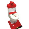 L&C® 3 Pcs Christmas Decorations Happy Santa Toilet Seat Cover