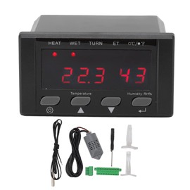 Digital Temperature Controller, 220V/110V Automatic Egg Incubator Thermostat Incubator Temp Humidity Controller