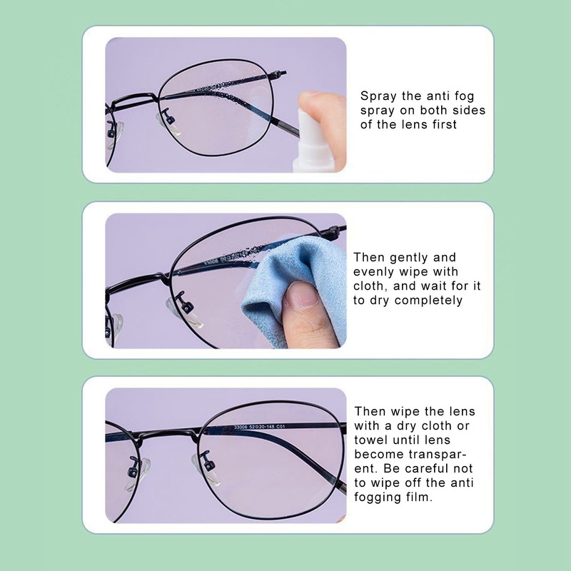 Glasses Fog Spray Portable Prevent Fogging Lens Spray for Swmming