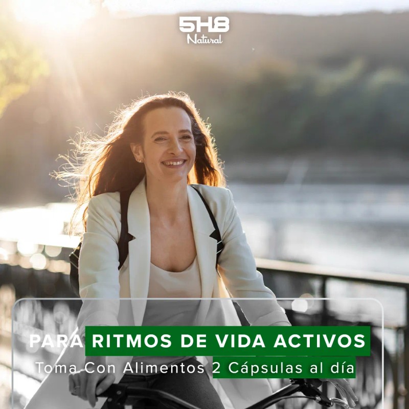 5h8 Co Q10, 90 Cápsulas 50 Mgs Contiene Raíz De