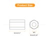 uxcell M3 x 0.5-Pitch 6mm Length Coupling Nuts, 10pcs 304