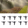 10PCS G1/2 Male Thread Rocking Arm Sprinkler 360° Rotating Lawn