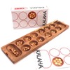 ROMBOL Kalaha – High-Quality Stone Game for 2 People Including