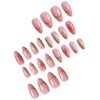 Almond Press on Nails Medium False Nails Pink Fake Nails