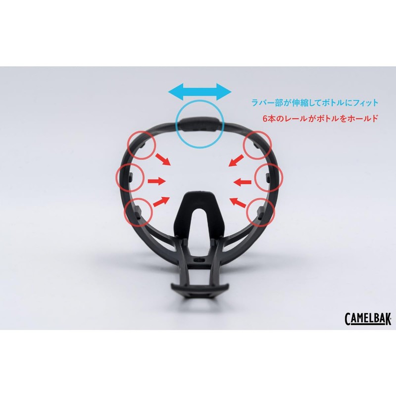 CAMELBAK Perfect Fit Podium Cage V2 Griffith Black (Matte Black)