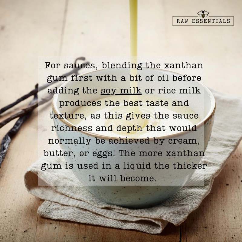 Raw Essentials Xanthan Gum - Culinary Thickening Agent - Thickener