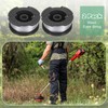 M METERXITY 2-Pack AF-100 String Trimmer Line 30ft 0.065 Inch