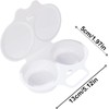 White Egg Poacher, 2 Cavity Nonstick Poached Egg Maker With