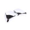 ACRT ABS Chrome Engine Hood Side Air Intake Vent Trim