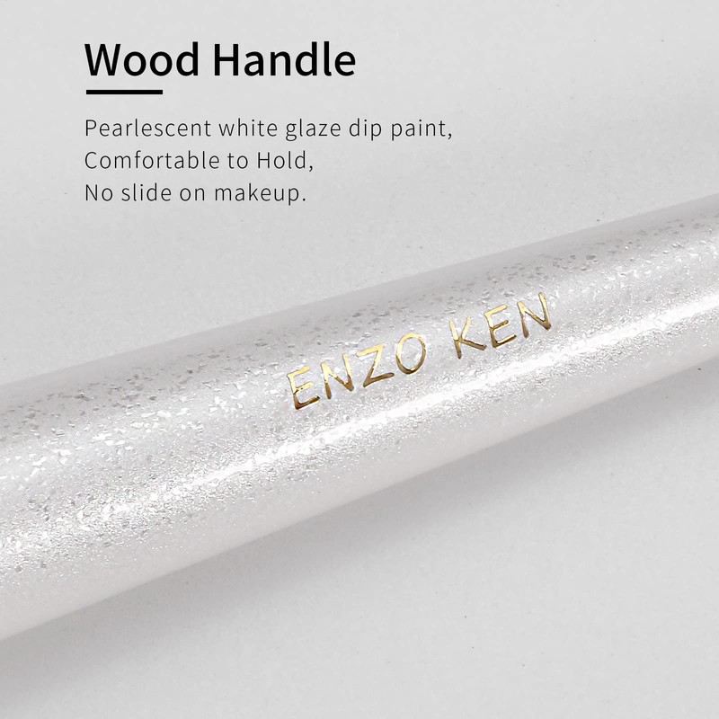 ENZO KEN Flat Top Cream Contour and Foundation Brush Makeup